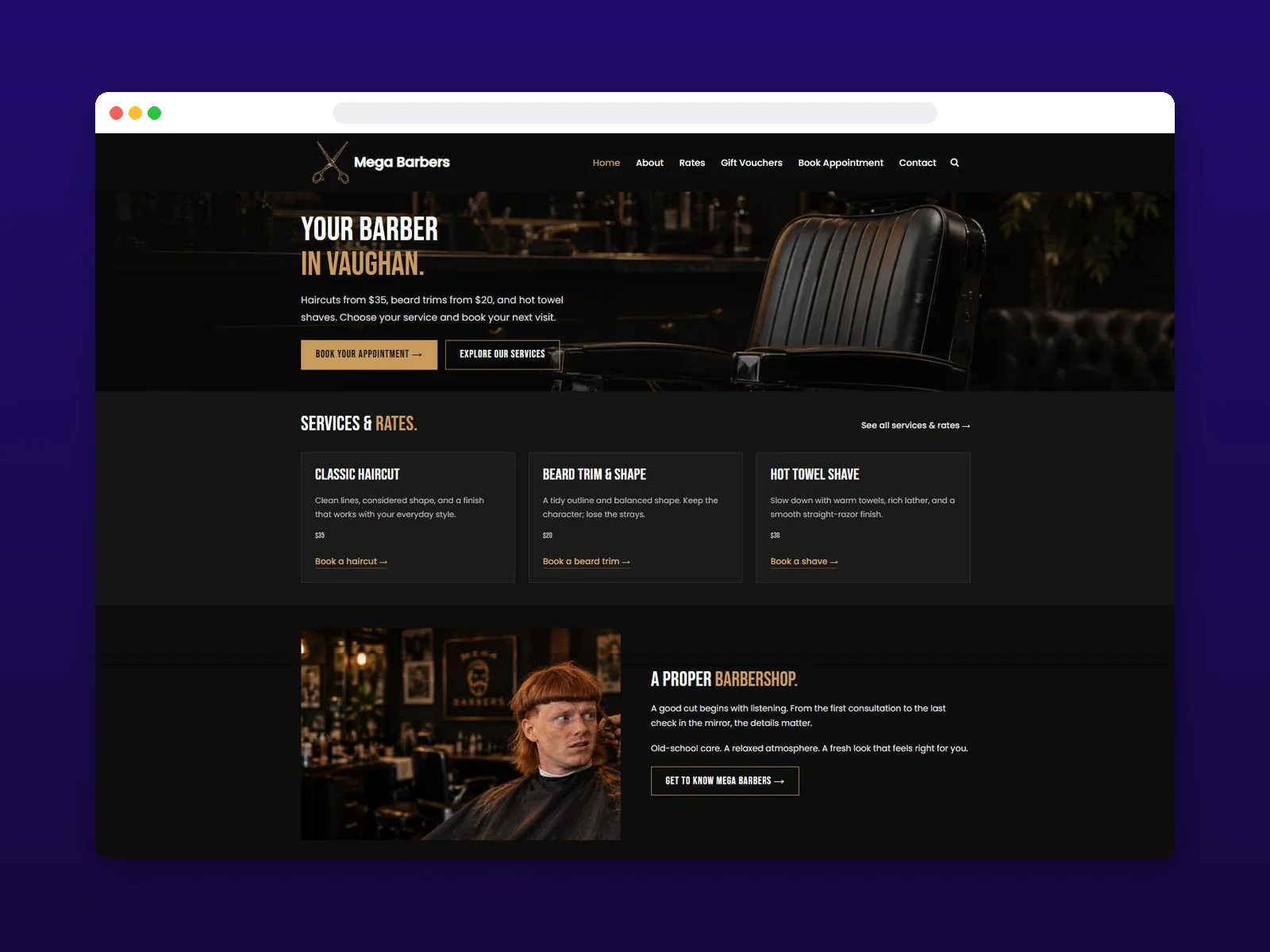 Mega Barbers — Barbershops & Grooming case study